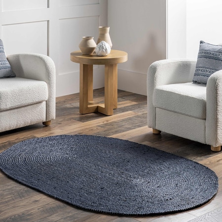 Nuloom Rigo Hand Woven Farmhouse Jute Area Rug 3ft x 5ft TAJT03D-O305